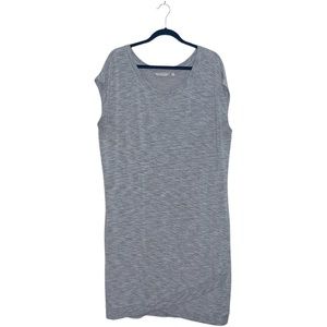 Athleta Beyond soft Criss Cross Hem Dress women’s size XL TALL Gray